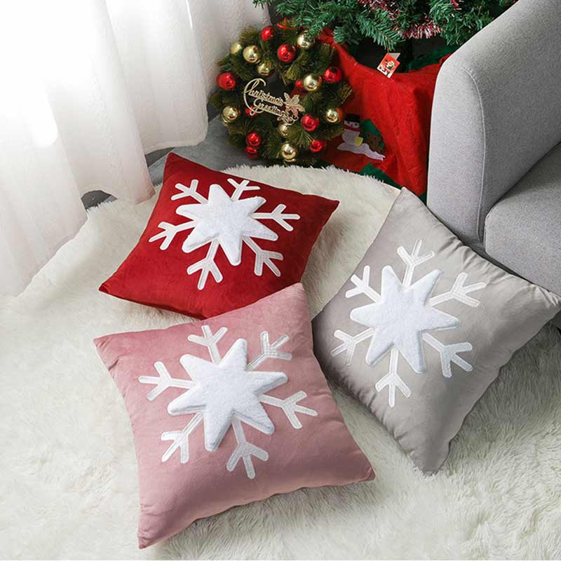 Ownkoti Christmas Snowflake Pillow Case Pillow Sham