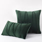 Stripe Pattern Soft Velvet Decorative Pillowcase