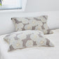 Ownkoti Flower Printed Cotton Decorative Pillow Towel (2PCS)