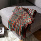 Ownkoti Cozy Colorful Striped Tassel Blanket