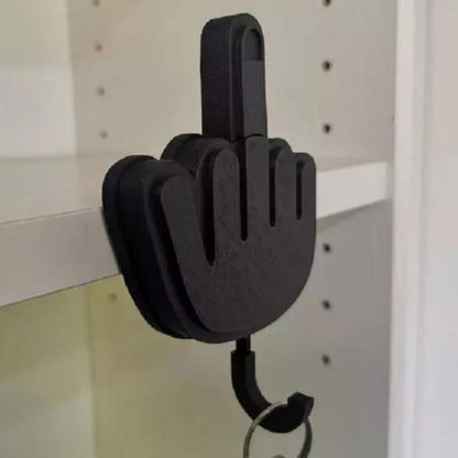 Retractable Middle Finger Key Holder