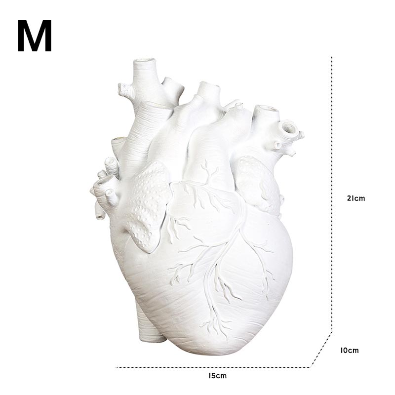 Artificial Heart Shape Flower Vase