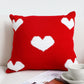 Heart Print Reversible Throw Blanket