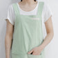 Simple Cotton Pure Color Cross-back Apron