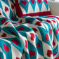 Diamond & Love Knitted Decorative Blanket
