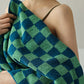 Retro Checkerboard Breathable Cotton Towel