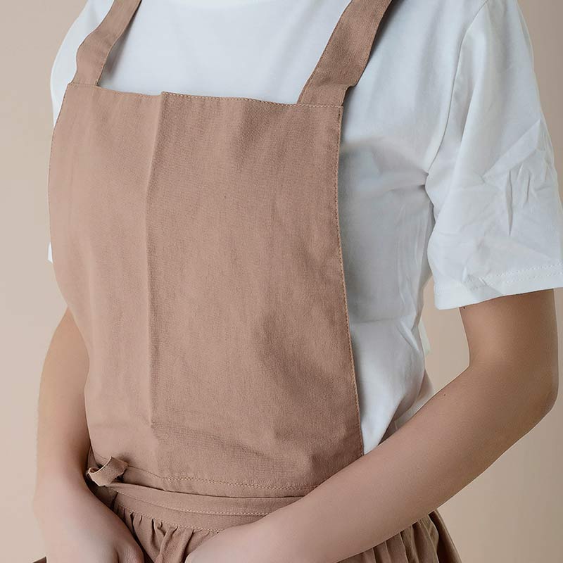 Ownkoti Cotton Apron Waterproof Apron With Pockets