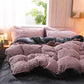 Pure Color Thick Velvet Bedding Set