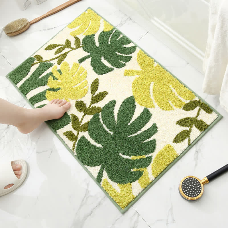 Ownkoti Palm Soft Non-Slip Entryway Rug