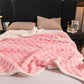 Fashion Checkerboard Thick Warm Throw Blanket