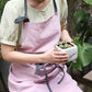 Retro Cotton Linen Kitchen Pocket Aprons