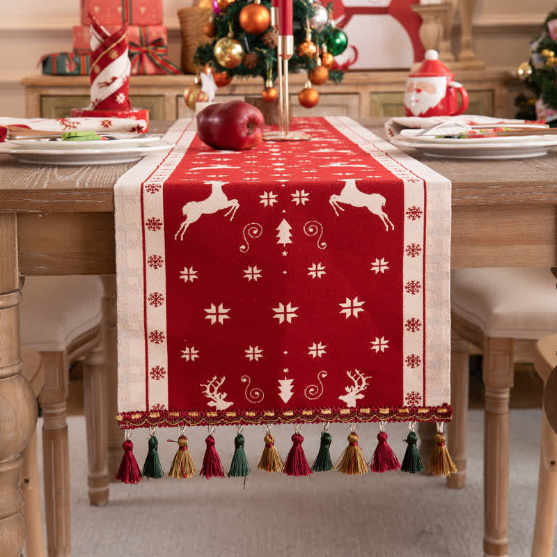 Luxurious Christmas Home Decor Table Runner