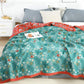 Vintage Reversible Coverlet Soft Floral Quilt