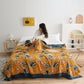 Ownkoti Bohemian Flower Print Double Side Quilt