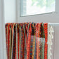 Colorful Plaid Pattern Tassel Tier Curtain