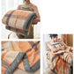 Plaid Warm Coral Fleece Throw Blanket