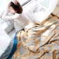 Lightweight Flower Print Cotton Reversible Quilt