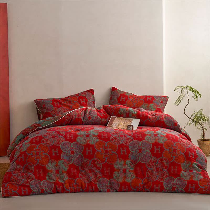 Luxurious Jacquard Thick Soft Cotton Quilt