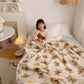 Ownkoti Cute Bear Reversible Throw Blanket