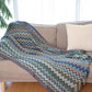 Ownkoti Cozy Colorful Striped Tassel Blanket