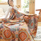 Dark Orange Comfy Reversible Cotton Quilt