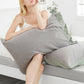 Simple Pure Color Button Cotton Pillowcase (2PCS)