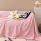 Ownkoti Soft Tassel Blanket Reversible Sofa Cover