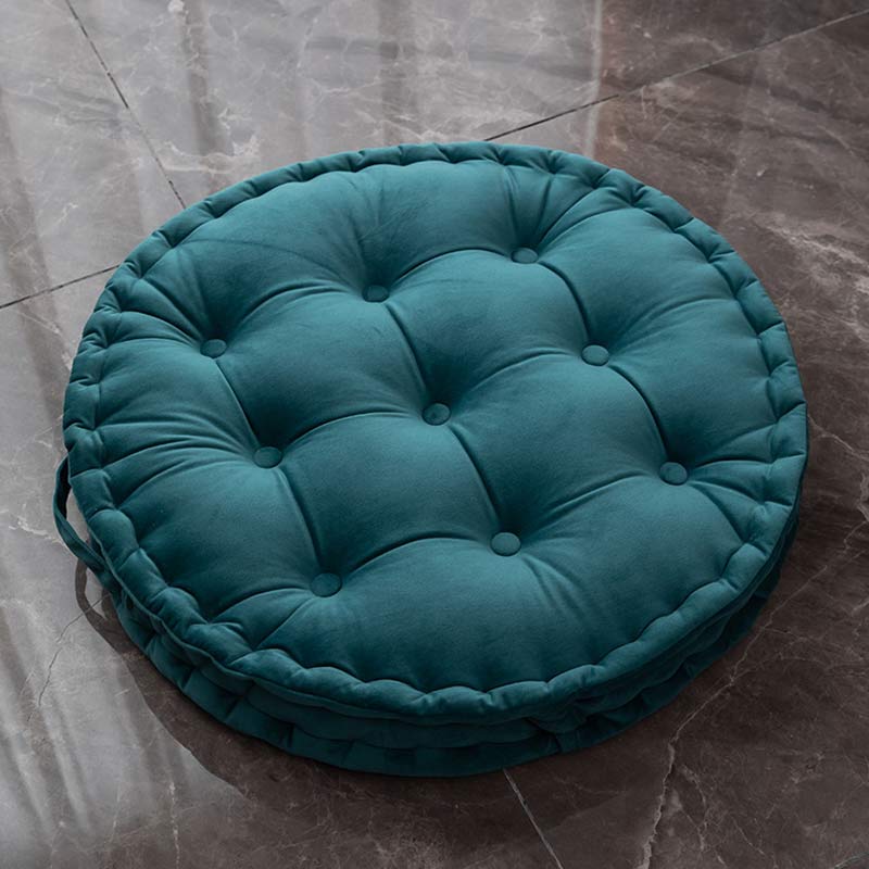 Solid Color Circle Shape Seat Cushion