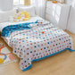 Colorful Hearts Cotton Gauze Reversible Quilt