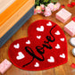 Valentine's Day Heart Shape Bath Mat