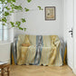 Ownkoti Cotton Wheat Ear Print Reversible Blanket