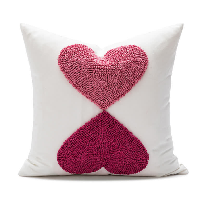 Valentine's Day Embroidered Pillow Cover