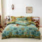 Retro Flower Leaf Cotton Bedding Sets(4PCS)