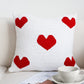 Heart Print Reversible Throw Blanket