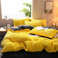 Pure Color Thick Velvet Bedding Set