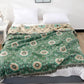 Ownkoti Retro Sofa Cover Cotton Reversible Blanket