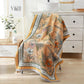 Ownkoti Flower Mixed Color Reversible Bath Towel