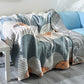 Shell Print Blanket Reversible Sofa Cover
