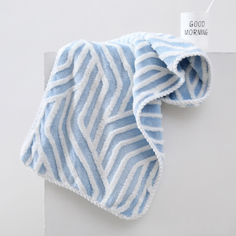 Jacquard Fleece Absorbent Soft Towel