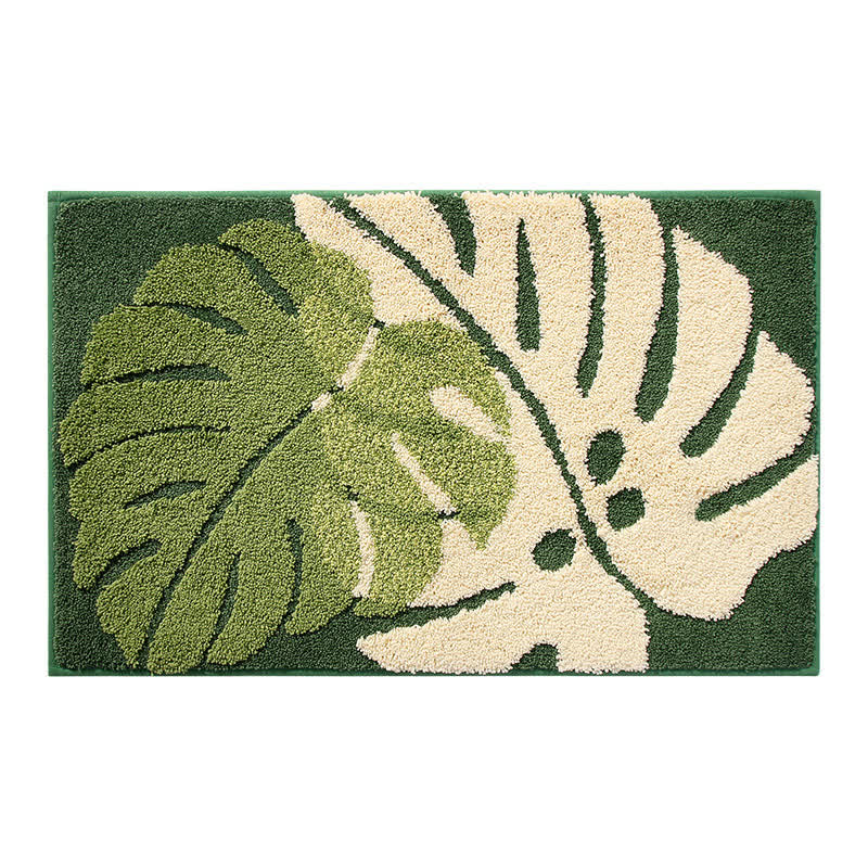 Ownkoti Palm Soft Non-Slip Entryway Rug