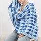 Yarn-dyed Raindrop Print Cotton Soft Towel(3PCS)