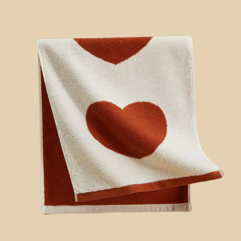 Pure Cotton Valentine's Day Soft Towel