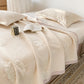 Elegant Floral Soft Gauze Decorative Quilt