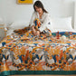 Ownkoti Soft Bird & Flower Cotton Reversible Quilt