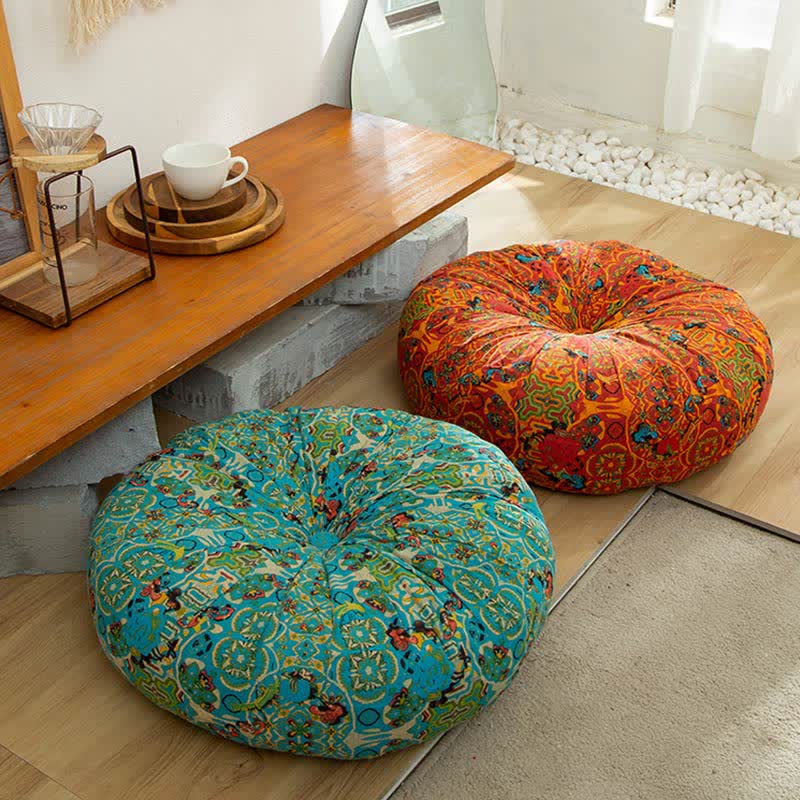 Bohemian Style Chair Pad Floor Pillows