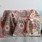 Retro Sofa Cover Cotton Reversible Blanket