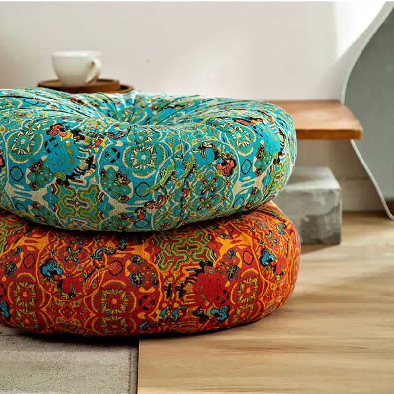 Bohemian Style Chair Pad Floor Pillows