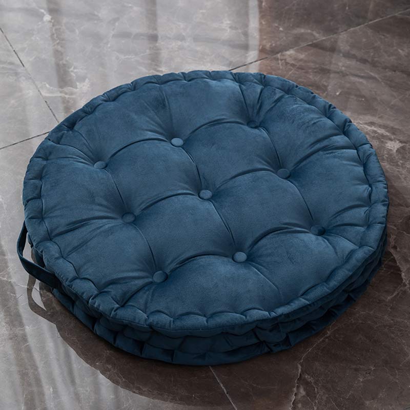 Solid Color Circle Shape Seat Cushion