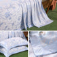 Simple Tulip Coverlet Blanket & Pillowcases (3PCS)