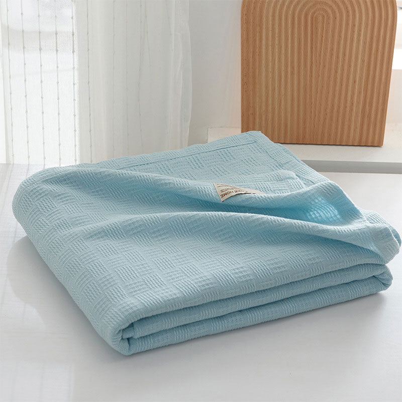 Ownkoti Lightweight Plaid Cotton Quilt Bed Sheet